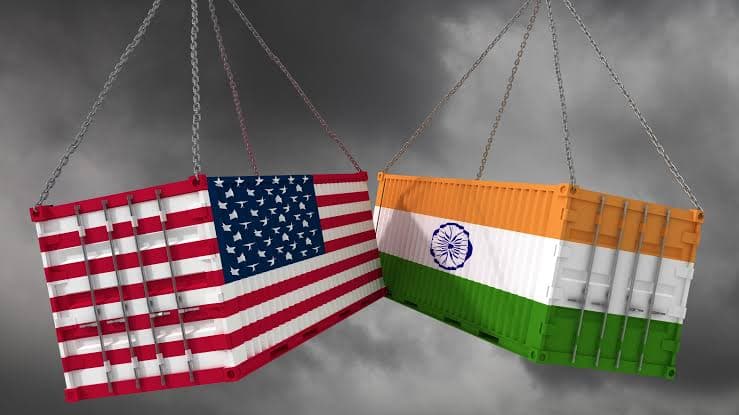 Illustration for the article: Global Trade Wars & Tariffs: What Rising Protectionism Means for Indian Exports and Household Budgets